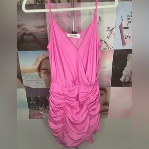 DO+BE hot pink mini dress